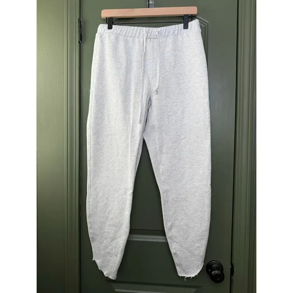 NWOT Frank & Eileen CHRISTINE Tulip Ankle Triple Fleece Sweatpant Gray Small - Picture 2 of 6